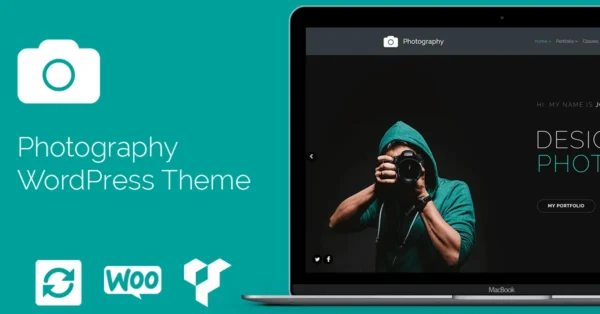 Photography WordPress Theme -Visualmodo
