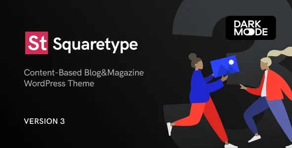 Squaretype - Modern Blog WordPress Theme