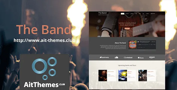 Band WordPress Theme - AitThemes