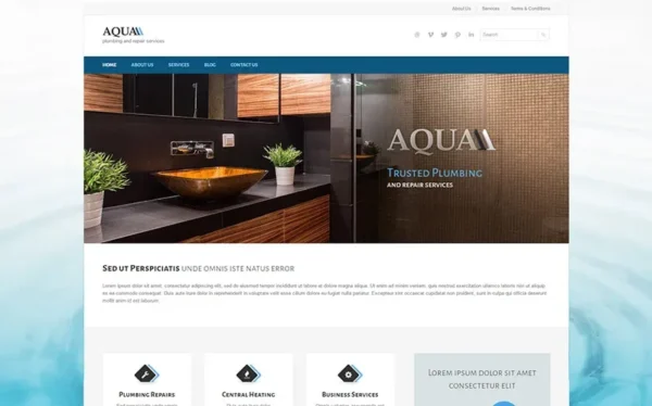 Aqua WordPress Theme - AitThemes