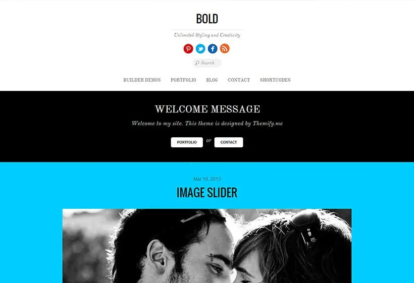 Bold - Stylish Blog and Portfolio Theme by Themify