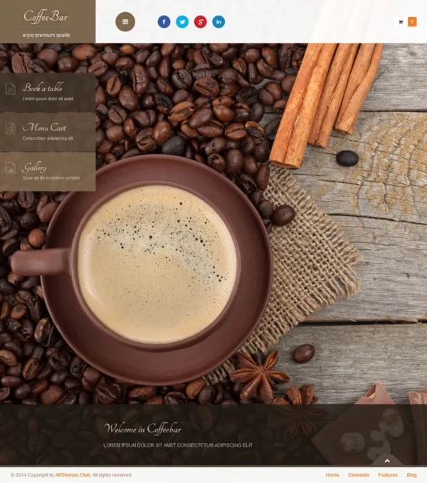AitThemes Coffeebar - WordPress Theme