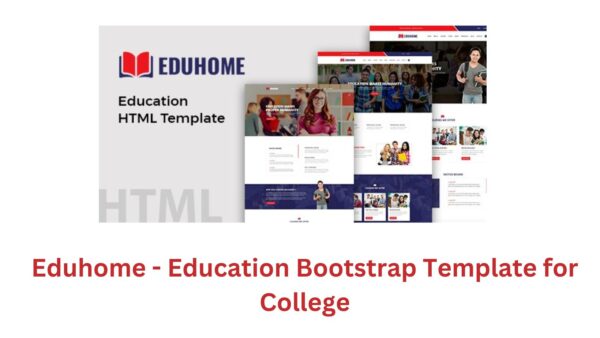 Eduhome - Education Bootstrap Template for College