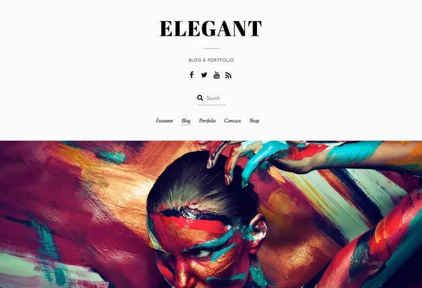 Elegant Theme - Minimal Blog & Portfolio by Themify