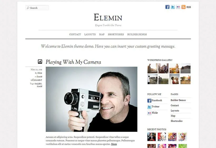 Elemin - Elegant Minimal Responsive Theme by Themify