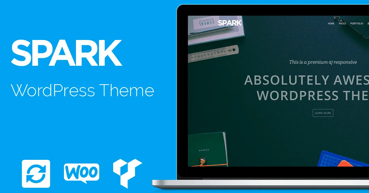 Spark WordPress Theme - Creative Multipurpose Website Builder by Visualmodo