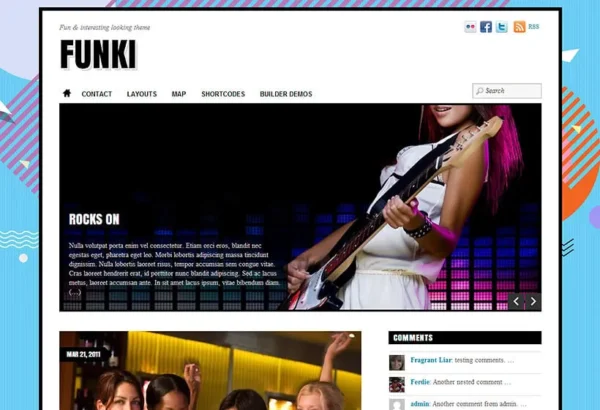 Funki - Funky Responsive WordPress Theme by Themify