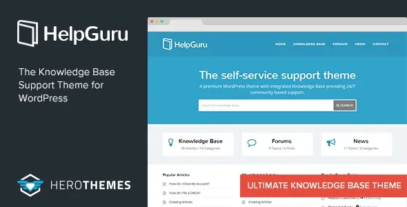 HelpGuru - A Self-Service Knowledge Base WordPress Theme | Miscellaneous