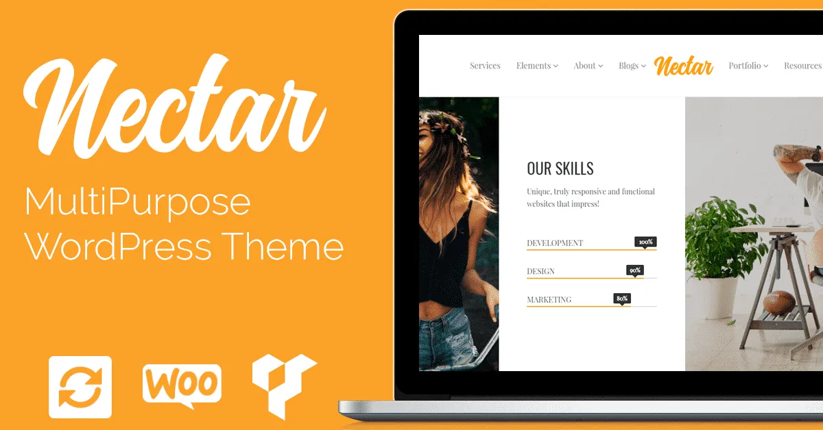 Nectar WordPress Theme: Agency Template by Visualmodo
