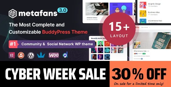 MetaFans - Community & Social Network BuddyPress Theme