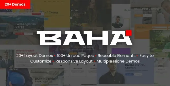 BAHA - Responsive Multi-Purpose HTML Template
