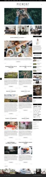 Piemont - Premium Travel & Lifestyle Responsive WordPress Blog Theme