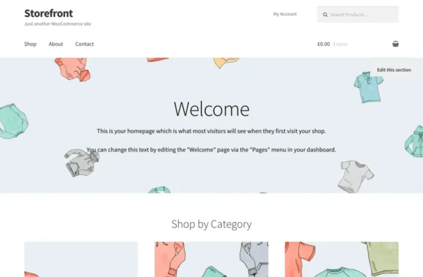 Storefront - WordPress Theme