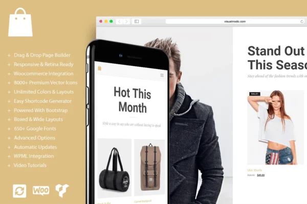 Seller eCommerce WordPress Theme Store & Shop Template - Visualmodo