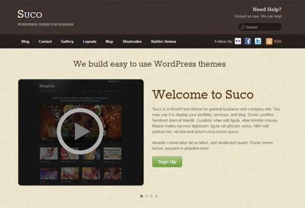 Suco - Responsive Business Theme by Themify