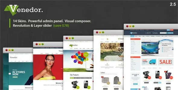 Venedor - WordPress + WooCommerce Theme | WooCommerce