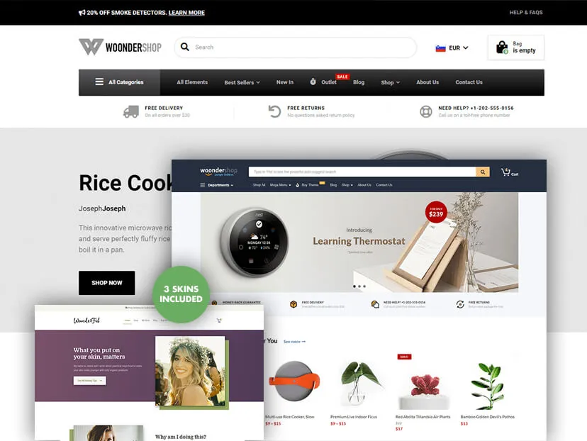 WoonderShop - WooCommerce Theme for eCommerce Professionals