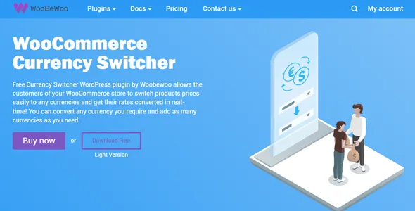 WooCommerce Currency Switcher plugin by WooBeWoo