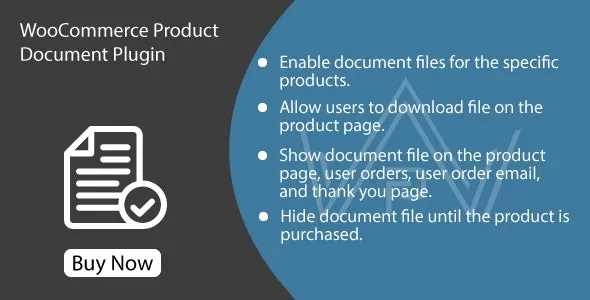 WooCommerce Product Document Plugin