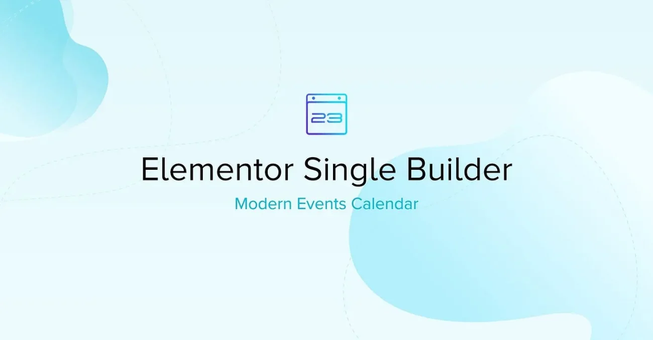 Elementor Single Builder Addon - Modern Events Calendar