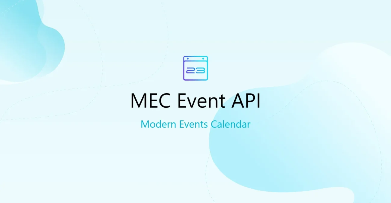 Event API – Modern Events Calendar