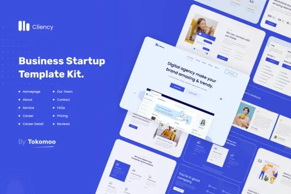 Clientcy | Business and Startup Elementor Template Kit