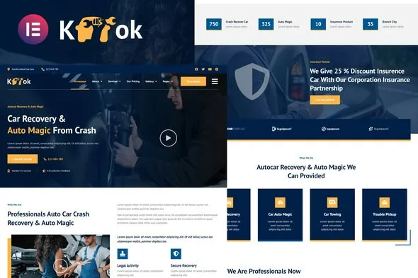 Ketok - Auto Detailing & Repair Business Elementor Pro Template Kit
