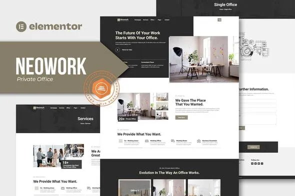 Neowork - Private Office Elementor Template Kit