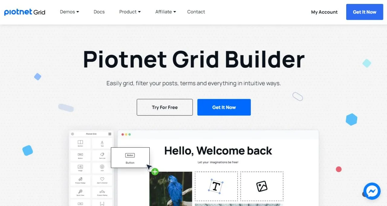 Piotnet Grid: Grid Builder and Fastest WordPress Search Plugin