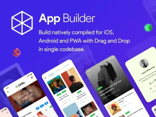 App Builder – Create Native Android & iOS Apps On The Flight