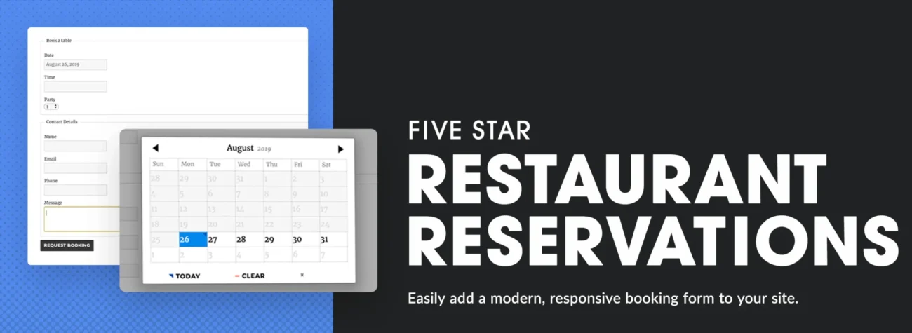 WordPress Restaurant Reservation Plugin