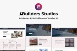 5Builders Studios - Architecture & Interior Elementor Template Kit | Real Estate & Construction