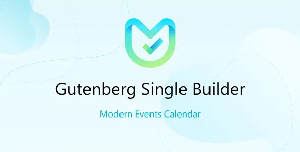 Gutenberg Single Builder Addon - Modern Events Calendar