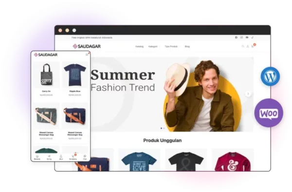 Saudagar WP - Template Toko Online WordPress