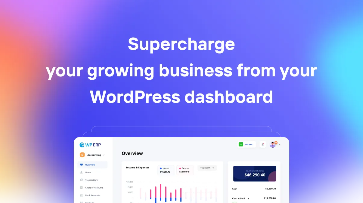 WP ERP Pro – Supercharge Your Growing Business with Powerful Tools