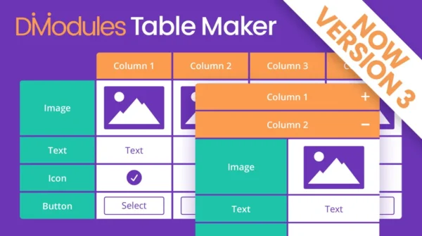 Table Maker - Divi-Modules