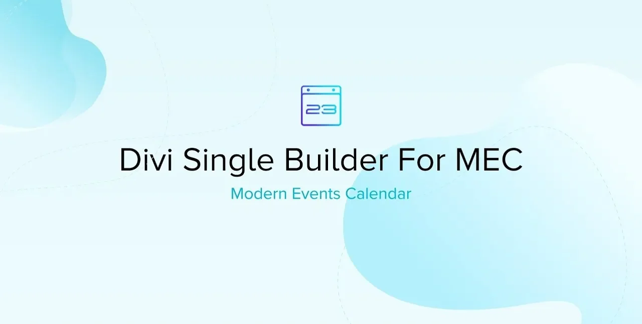 Divi Single Builder Addon - Modern Events Calendar