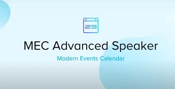 Advanced Speaker & Modern Events Calendar