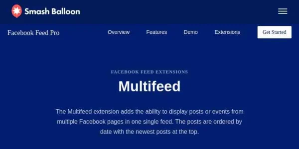 Custom Facebook Feed Pro Multifeed Extension - Smash Balloon