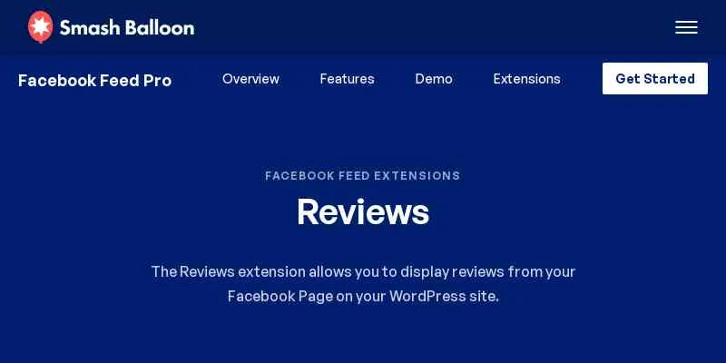 Custom Facebook Feed Pro Reviews Extension - Smash Balloon