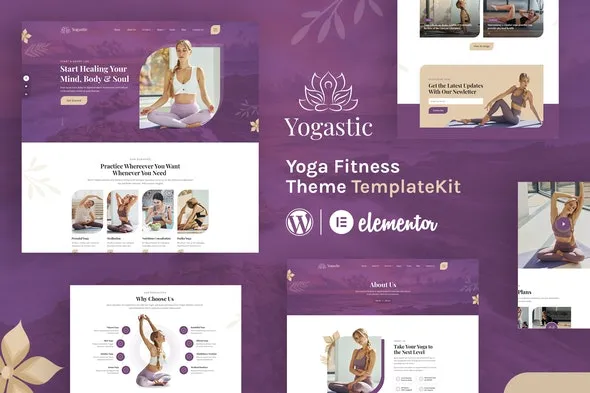 Yogastic | Yoga & Fitness Elementor Template Kit