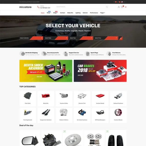 MixxStore - Responsive Shopify Theme