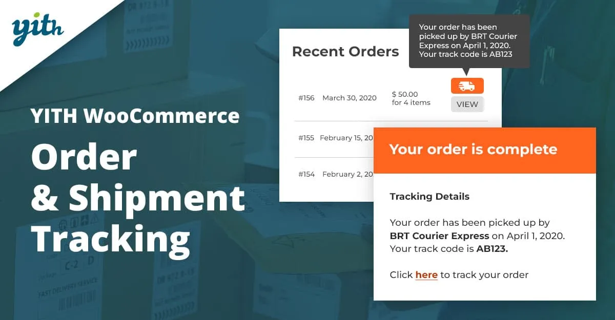 YITH WooCommerce Order & Shipment Tracking