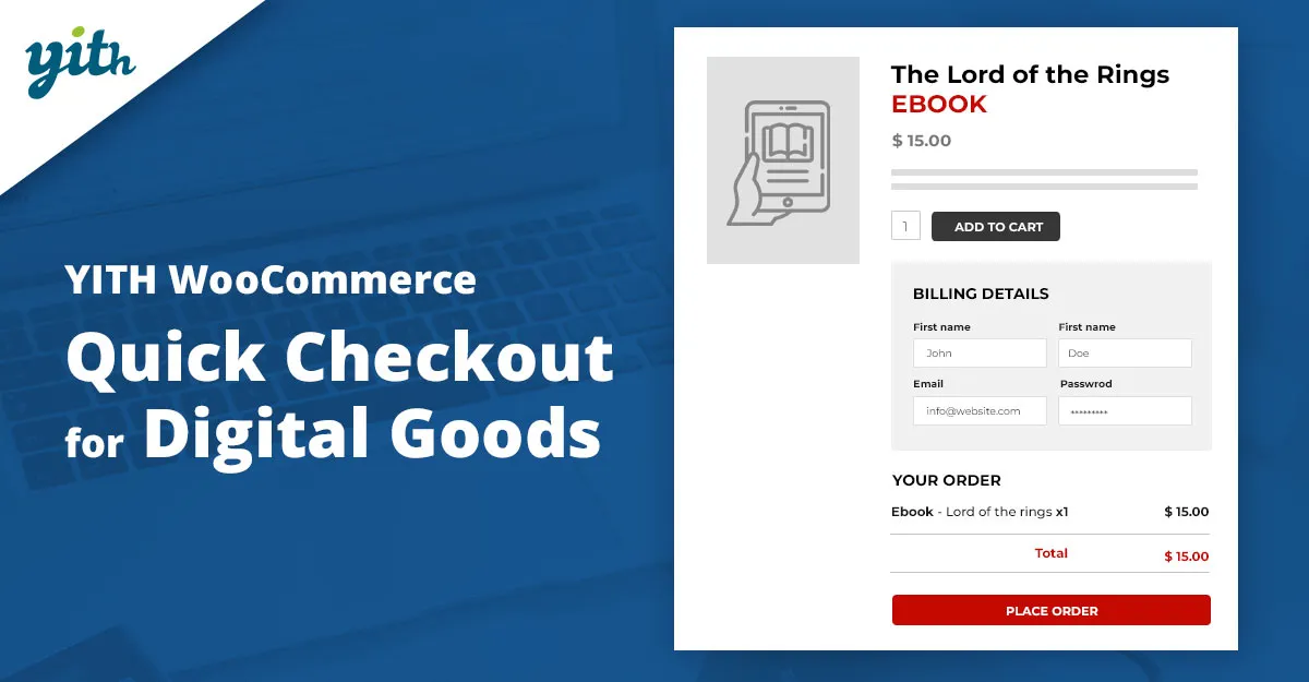 YITH WooCommerce Quick Checkout for Digital Goods