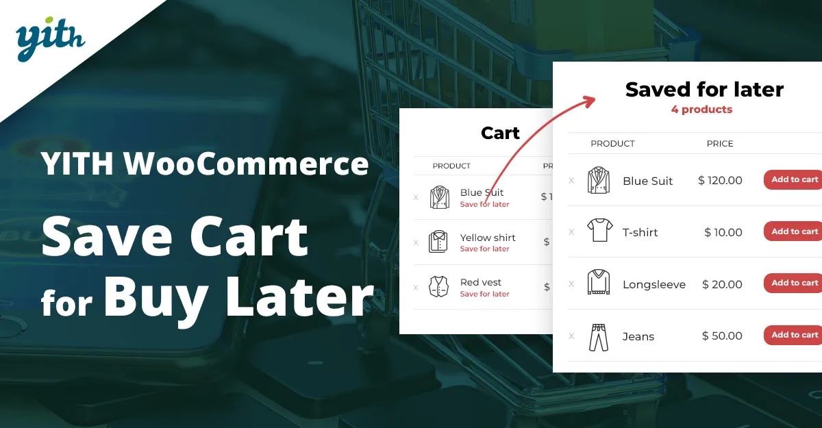 YITH WooCommerce Save Cart for Buy Later