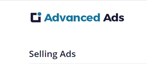 Selling ads - Advanced Ads