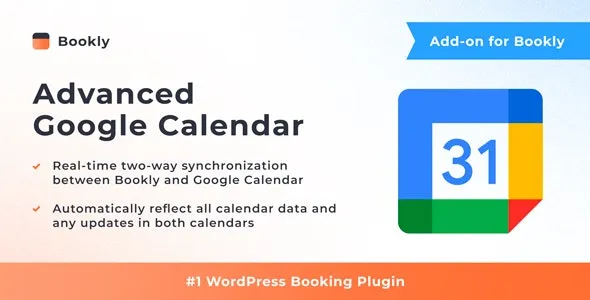 Bookly Advanced Google Calendar (Add-on)