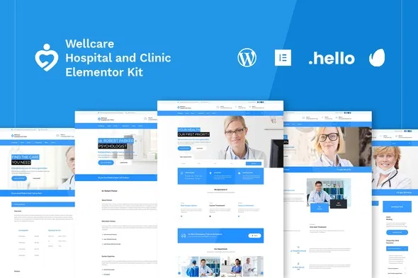 Wellcare - Hospital & Clinic Elementor Template Kit | Health & Medical