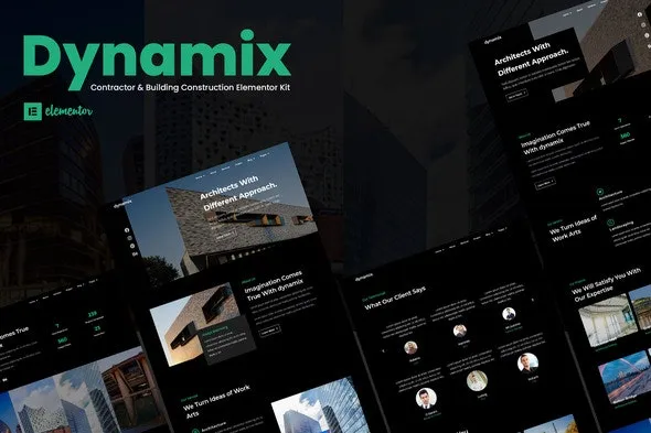 Dynamix - Architecture Elementor Template Kit
