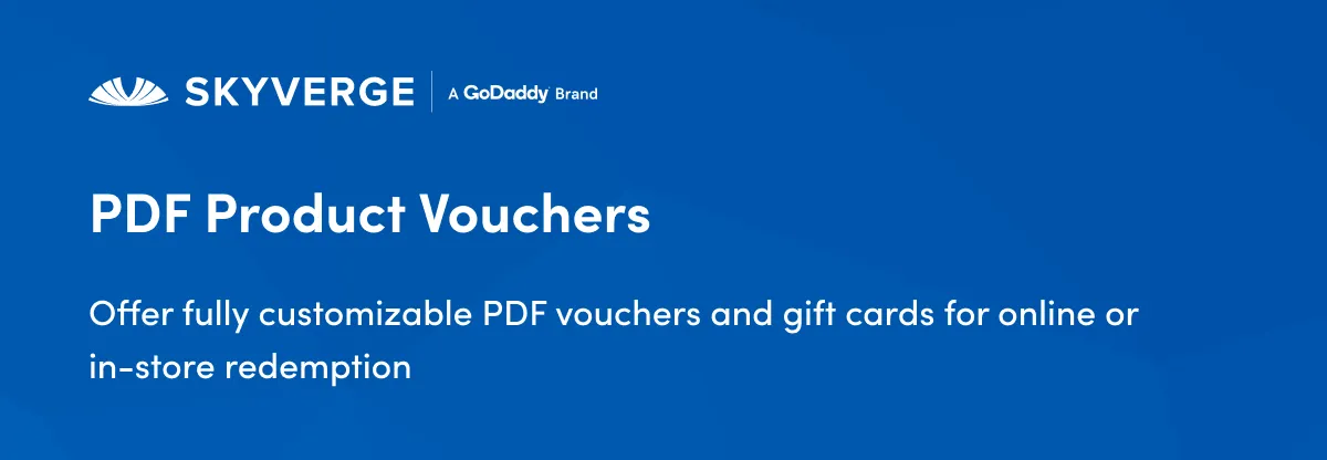 PDF Product Vouchers - WooCommerce Marketplace